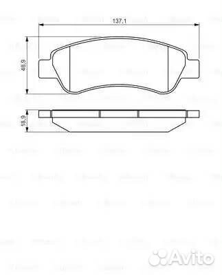 Колодки тормозные citroen jumper/fiat ducato/peuge