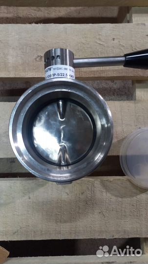 Дисковый затвор баттерфляй (кран-бабочка) Ду100