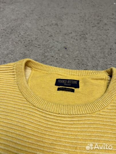 Джемпер Franco Bettoni XL 54 хлопок италия