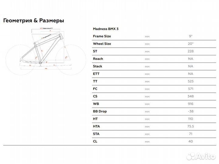 BMX велосипед stark Madness BMX 3 2024