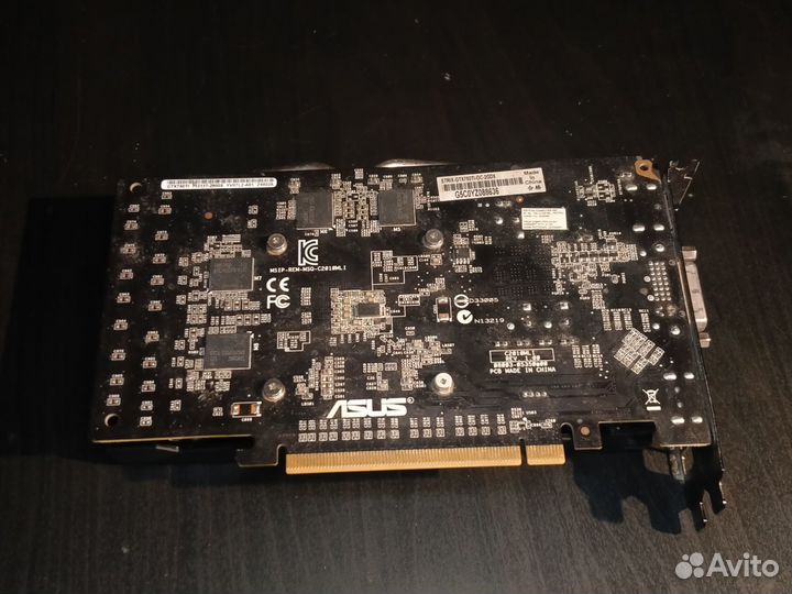 Видеокарта asus GeForce GTX 750 Ti strix OC 2GB