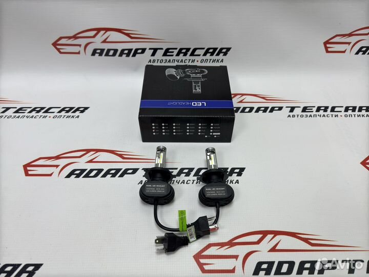 Светодиодные лампы S1 H4 White 6000K 12/24V (4000