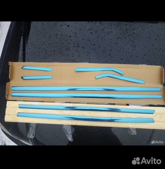 Молдинги хромированные на Форд