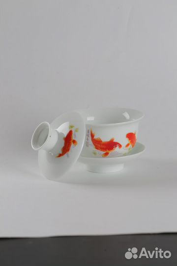 Гайвань заварочный чайник с рыбкой