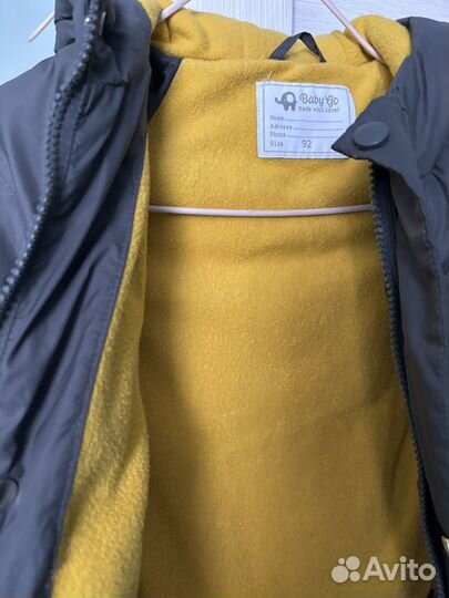 Демисезонная куртка на мальчка 92