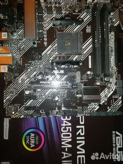 Материнская плата asus prame b450-all