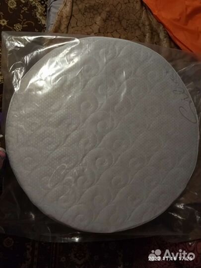 Матрас детский в кроватку круглый