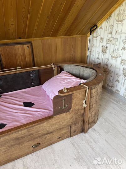 Детская кровать от 3 лет с матрасом бу