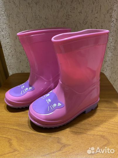 Сапожки резиновые детские