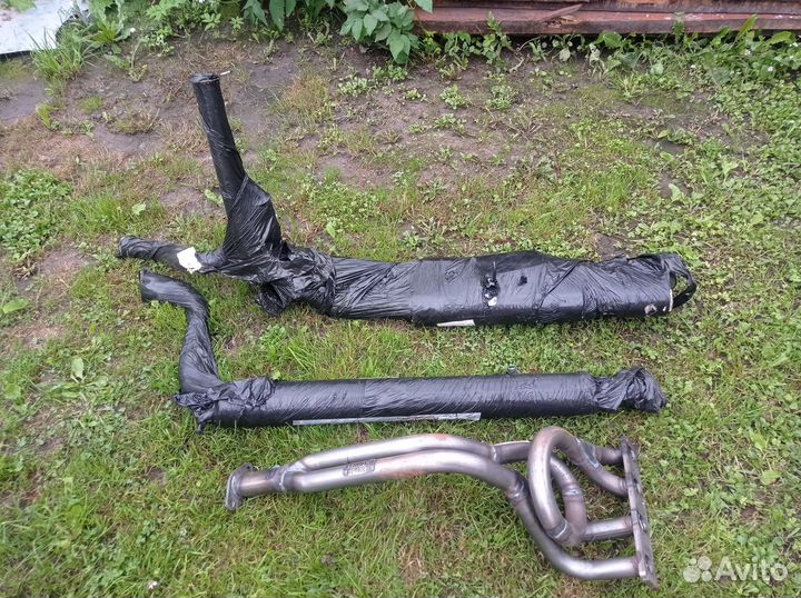 Двойной выхлоп на лада Гранта