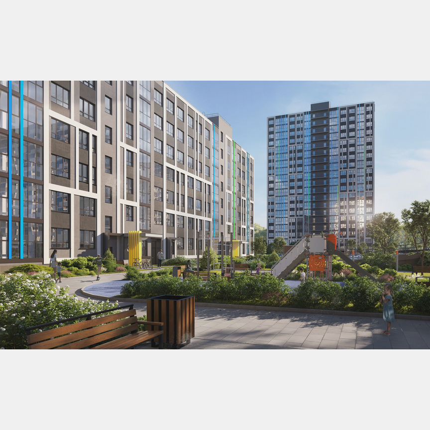 1-к. квартира, 40,9 м², 15/19 эт.