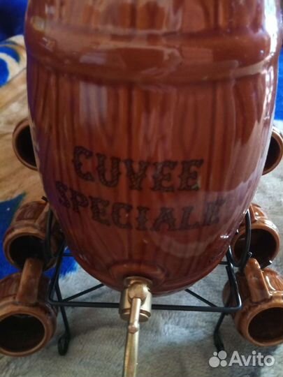 Набор бочонок и 6 кружечек