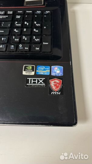 Ноутбук MSI 17.3 Core i7/ Nvidia GTX