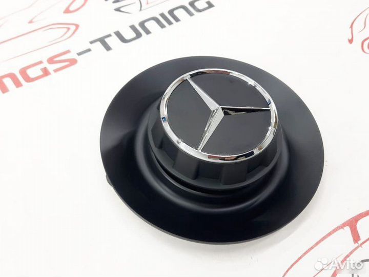 Колпачок Mercedes тарелка black 154мм 1 шт