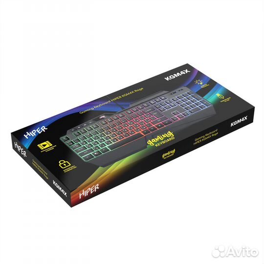 Игровая клавиатура hiper KGM4X Rage