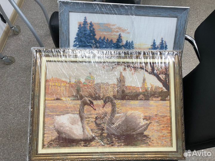 Вышивка, ручная работа, картина