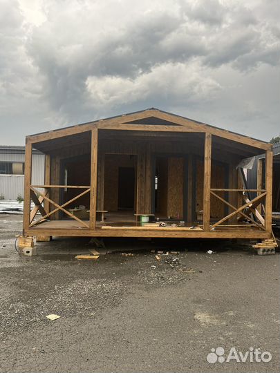 Каркасный дом, модульный дом, бытовки