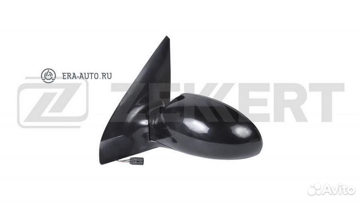 Zekkert SP-4201 Зеркало в сборе левое / черное / в