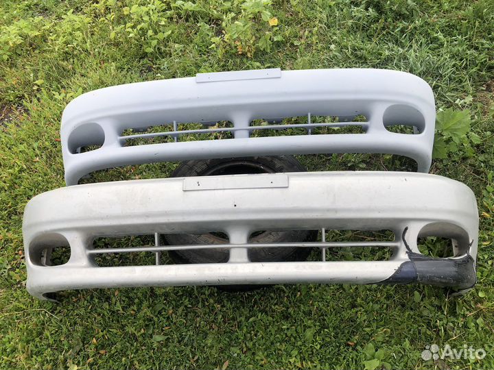 Бампер передний ланос