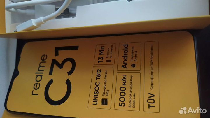 Телефон Realme c31 Новый