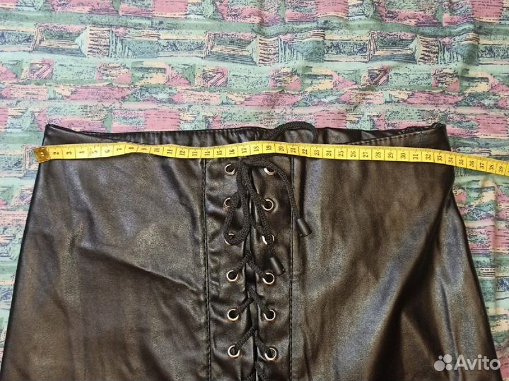 Брюки из искусственной кожи
