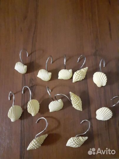 Крючки для шторы в ванную