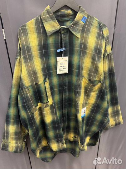 Рубашки в клетку Maison Mihara Yasuhiro(2025)
