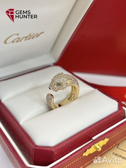 Кольцо cartier panthere с бриллиантами