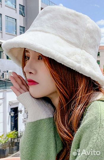 Панама меховая, новая