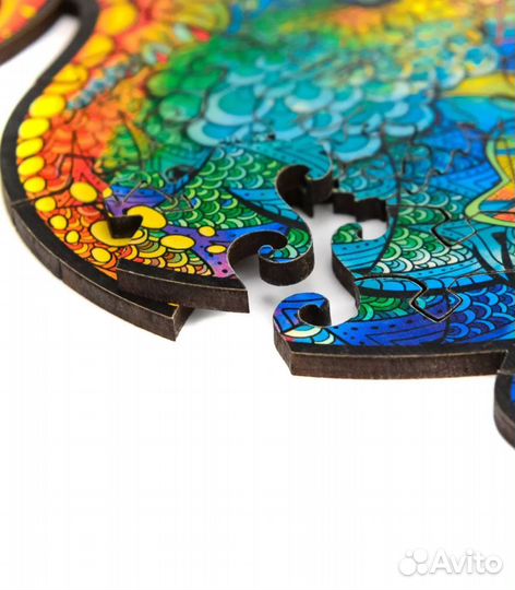 Фигурный пазл Unidragon, Оберегающий Дракон, разме