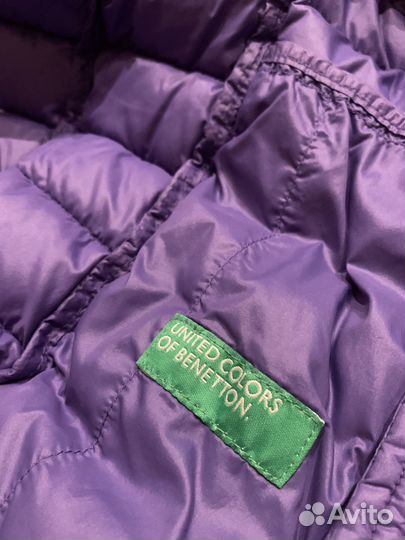 Куртка Бенеттон демисезонная на пуху 120 рост