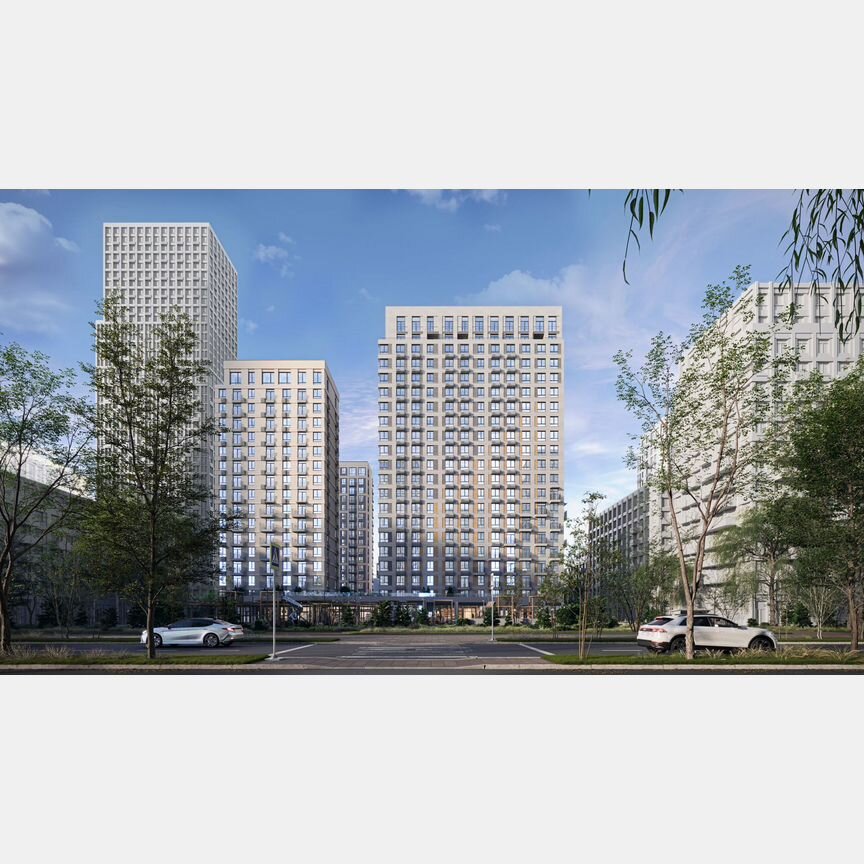 1-к. квартира, 45,6 м², 11/21 эт.