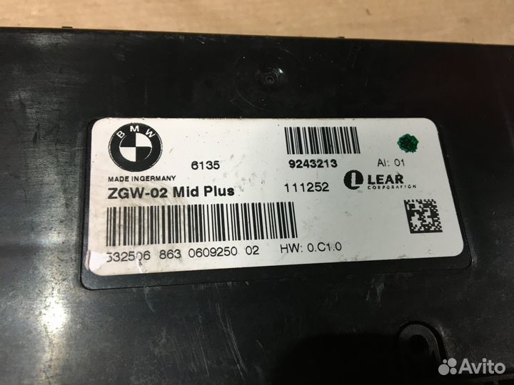 Блок ZGW-02 Mid Plus BMW X3 F25 10-14