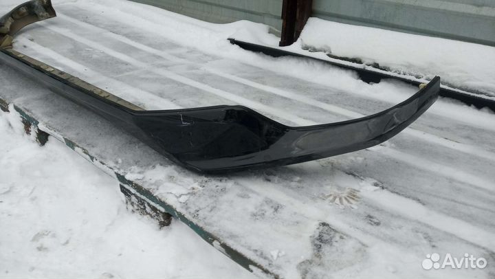 Спойлер переднего бампера Toyota Prado