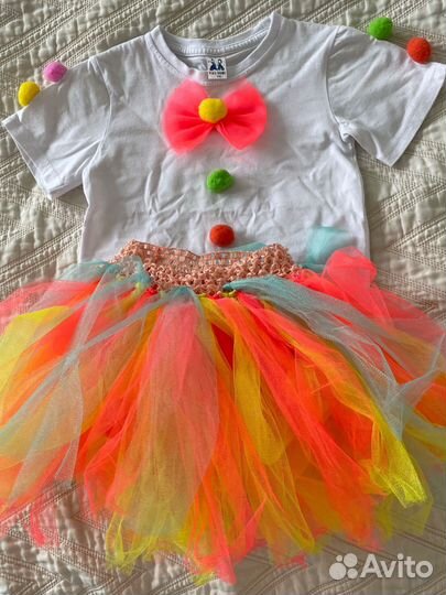 Костюм клоунессы/серпантинки