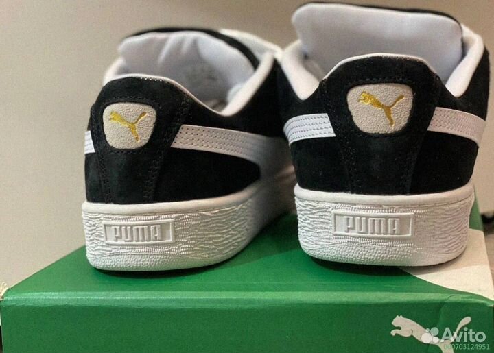 Кроссовки мужские Puma Suede XL “Black White “