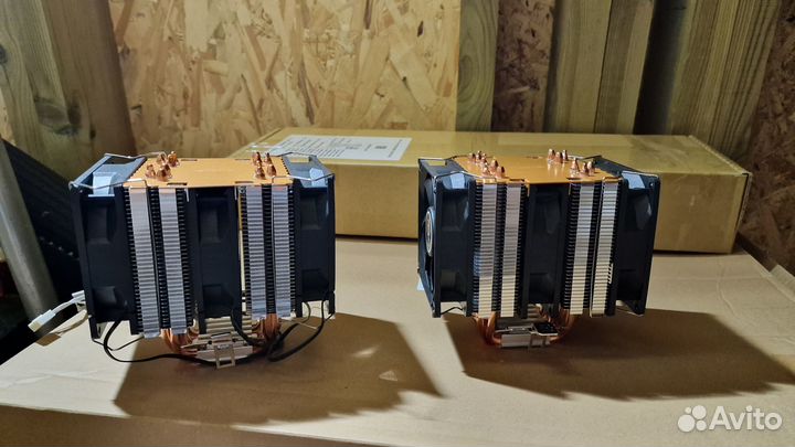 Кулер для CPU Jingsha A6. 3 вентилятора