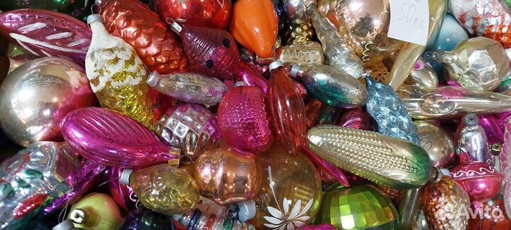 Елочные игрушки СССР советские