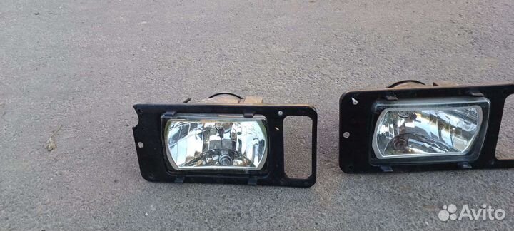 Фары маз камаз с гладким стеклом. дхо