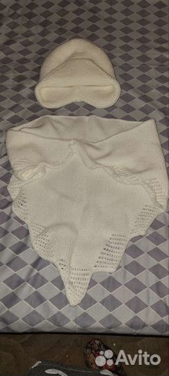 Комплект шапка и шарф новая женская