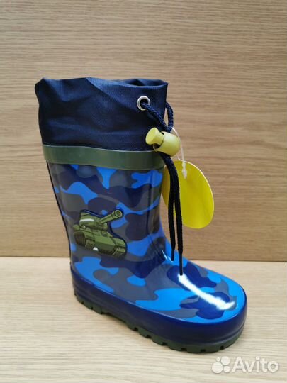 Резиновые сапоги для мальчиков 24,25,26,33,34