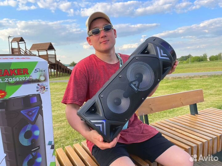 Музыкальная колонка с блютуз радио