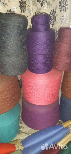 Пряжа для вязания(чистая шерсть,в бабинах продажа