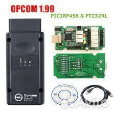 Op com opcom 1,99 PIC18F458 ftdi зеленая плата