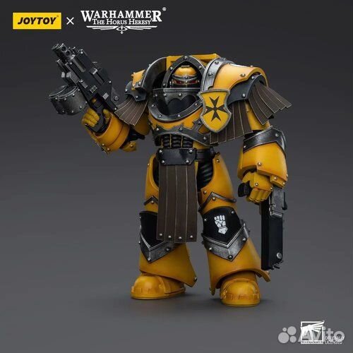 Подвижная фигурка joytoy Warhammer 40000 Imperial Fists Legion Cataphractii Terminator Squad Legion