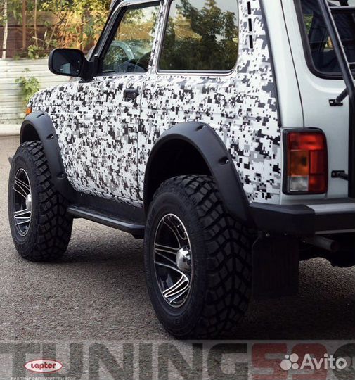 Расширители арок Lapter для ваз Лада Нива 2121 4х4