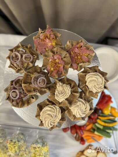 Фуршет гастробоксы кейтеринг закуски