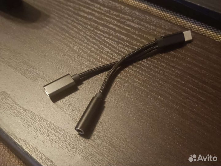 Адаптер type C на type C с джеком 3,5 мм