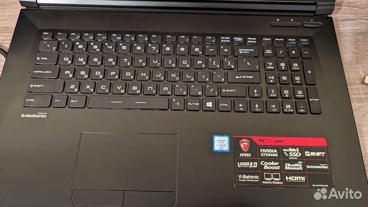 Игровой ноутбук MSI GL72
