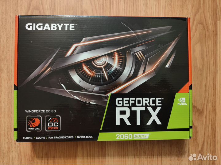 Видеокарта RTX2060Super 8gb Gigabyte (гарантия)